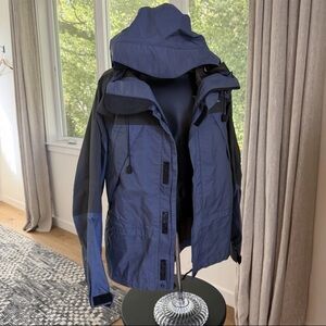 Vintage Moonstone GTX Shell Jacket Small Tactical Ski Sport Utility Rain